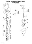 Diagram for 09 - Motor And Ice Container Parts