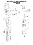 Diagram for 09 - Motor And Ice Container Parts