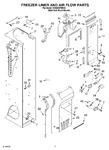 Diagram for 08 - Freezer Liner And Air Flow Parts