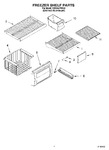 Diagram for 03 - Freezer Shelf Parts