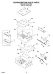 Diagram for 07 - Refrigerator Shelf Parts