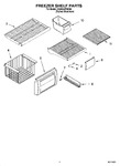 Diagram for 03 - Freezer Shelf Parts