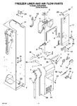 Diagram for 08 - Freezer Liner And Air Flow Parts