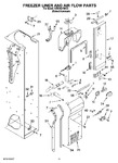 Diagram for 08 - Freezer Liner And Air Flow Parts