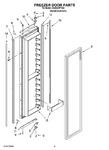 Diagram for 10 - Freezer Door Parts