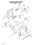 Diagram for 12 - Dispenser And Front Parts