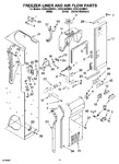 Diagram for 08 - Freezer Liner And Air Flow Parts