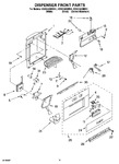 Diagram for 12 - Dispenser And Front Parts