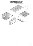 Diagram for 03 - Freezer Shelf Parts