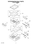 Diagram for 07 - Refrigerator Shelf Parts