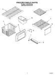 Diagram for 03 - Freezer Shelf Parts