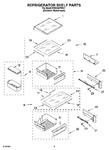 Diagram for 07 - Refrigerator Shelf Parts