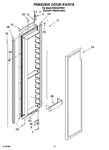 Diagram for 10 - Freezer Door Parts