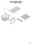 Diagram for 03 - Freezer Shelf Parts