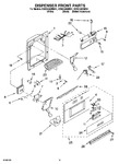 Diagram for 12 - Dispenser And Front Parts