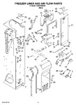 Diagram for 08 - Freezer Liner And Air Flow Parts