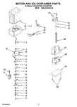 Diagram for 09 - Motor And Ice Container Parts