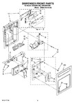 Diagram for 12 - Dispenser Front Parts