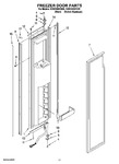 Diagram for 11 - Freezer Door Parts