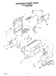 Diagram for 12 - Dispenser Front