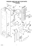 Diagram for 08 - Freezer Liner And Air Flow Parts