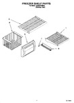 Diagram for 03 - Freezer Shelf Parts