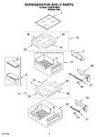 Diagram for 07 - Refrigerator Shelf Parts