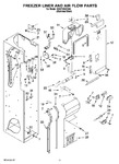 Diagram for 08 - Freezer Liner And Air Flow Parts