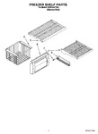 Diagram for 03 - Freezer Shelf Parts