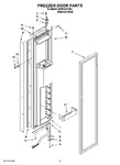 Diagram for 11 - Freezer Door Parts