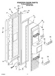 Diagram for 11 - Freezer Door Parts