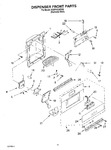 Diagram for 12 - Dispenser And Front Parts