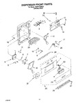 Diagram for 12 - Dispenser And Front Parts