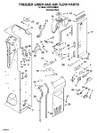 Diagram for 08 - Freezer Liner And Air Flow Parts