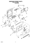 Diagram for 12 - Dispenser And Front Parts