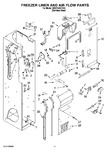 Diagram for 08 - Freezer Liner And Air Flow Parts