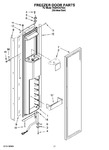 Diagram for 11 - Freezer Door Parts