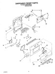 Diagram for 12 - Dispenser Front