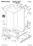 Diagram for 01 - Cabinet Parts