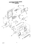 Diagram for 12 - Dispenser And Front Parts