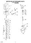 Diagram for 09 - Motor And Ice Container Parts