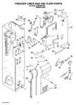 Diagram for 08 - Freezer Liner And Air Flow Parts