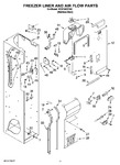 Diagram for 08 - Freezer Liner And Air Flow Parts