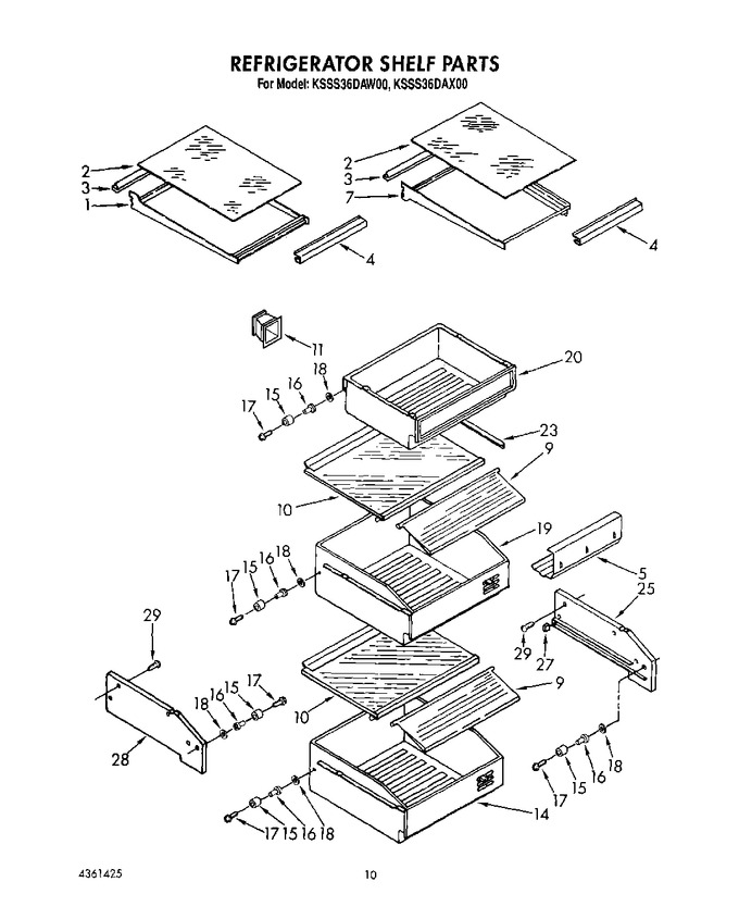 Diagram for KSSS36DAW00