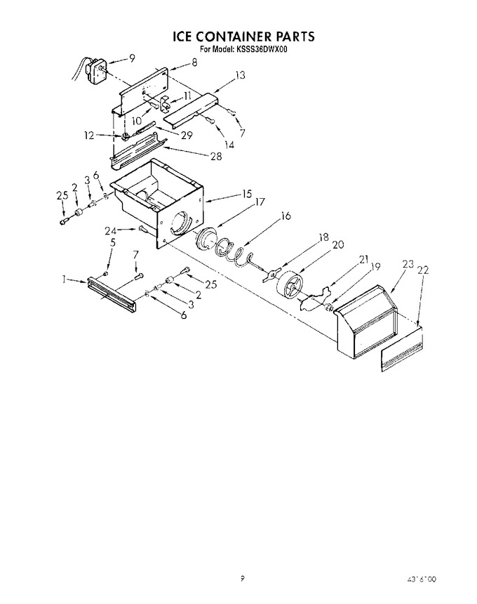 Diagram for KSSS36DWX00