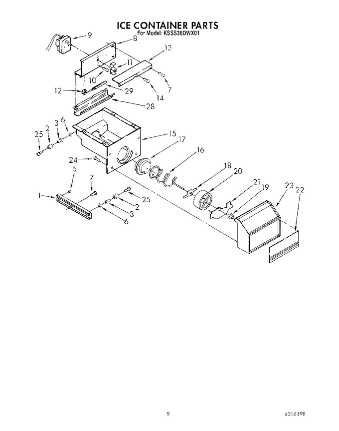 Diagram for KSSS36DWX01