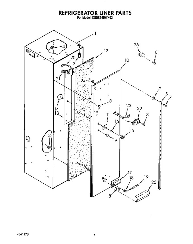 Diagram for KSSS36DWX02