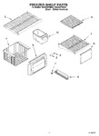 Diagram for 03 - Freezer Shelf Parts