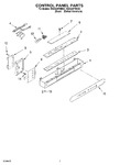 Diagram for 05 - Control Panel Parts