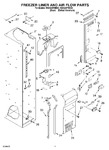 Diagram for 08 - Freezer Liner And Air Flow Parts